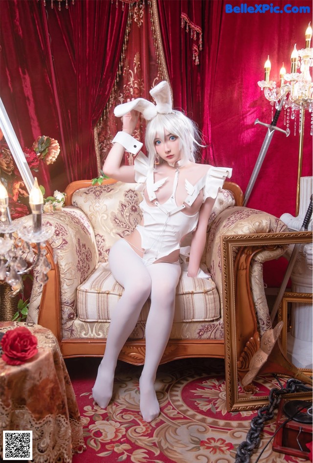 是三不是世w Cosplay 恶毒白兔 White Rabbit No.c7e8f5